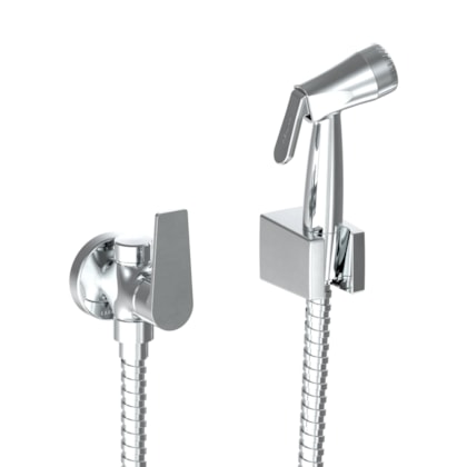 Ducha Higiência Com Derivação Nova Loft Cromado Fabrimar DN15