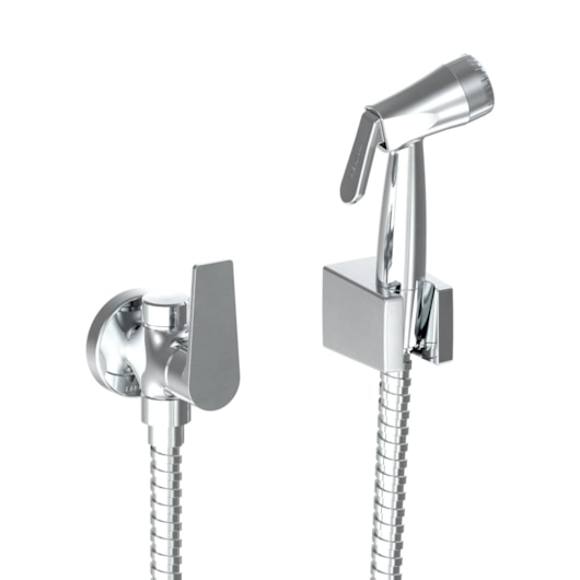 Ducha Higiência Com Derivação Nova Loft Cromado Fabrimar DN15 - Imagem principal - a6d95362-373b-4c0f-bfe2-901ec643f6ec