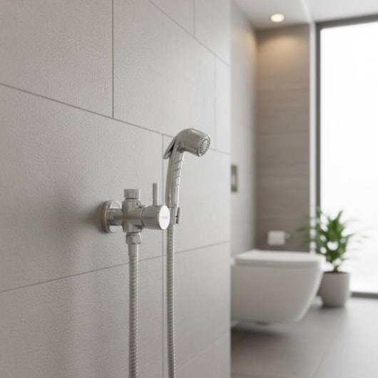 Ducha Higiênica c/Derivação Bello Cromado Romar - Imagem principal - e3f453cb-960d-4ee8-8be3-c8a614a02c7a