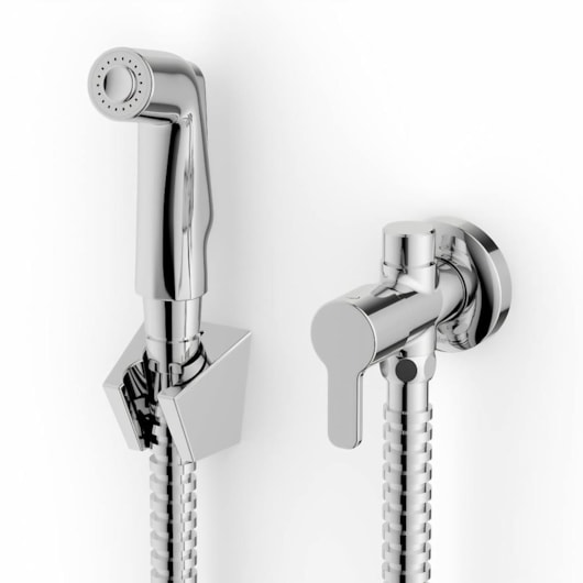 Ducha Higiênica Com Derivação Design Cromado Celite - Imagem principal - 0b07f97e-bd3f-465e-b4cb-2ef327c31ef2