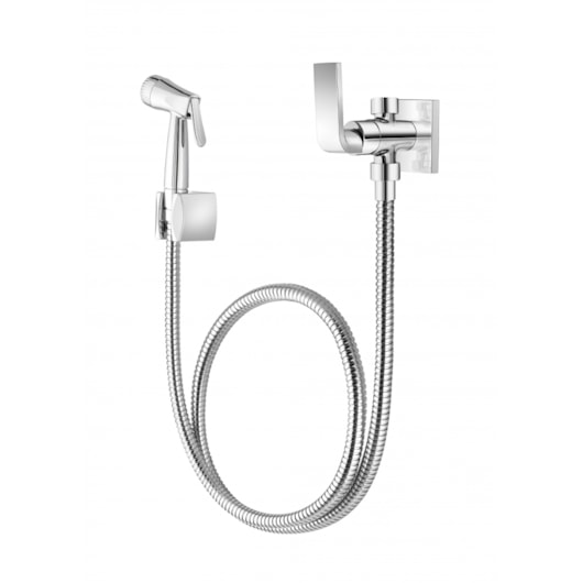 Ducha Higiênica Com Derivação Goa Slim Dn15 Cromado Fabrimar - Imagem principal - ad9773de-49f5-4fe3-85ab-98c5e0a84b5a