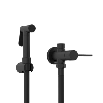 Ducha Higiênica Com Derivação Logic Matte Black Roca