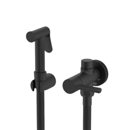 Ducha Higiênica Com Derivação Logic Matte Black Roca