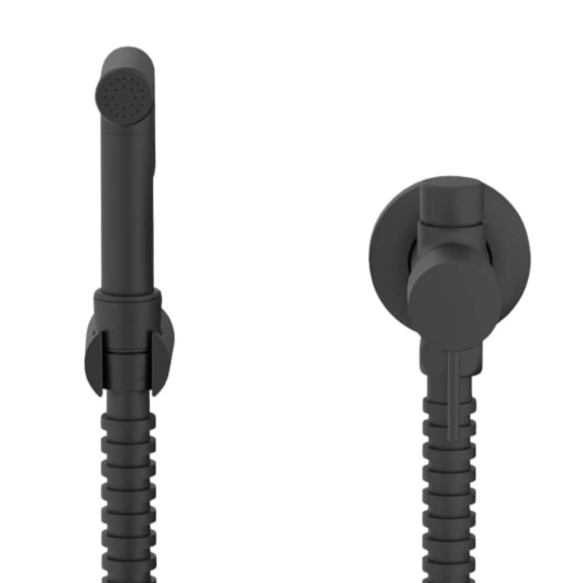 Ducha Higiênica Com Derivação Ona Matte Black Roca - Imagem principal - f49f8de2-374a-438f-8755-ea5b550e4f2d