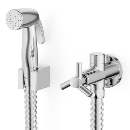 Ducha Higiênica Com Derivação One Cromado Celite - Imagem principal - 12d127fe-21d6-4ffc-8b11-62eab780cd83