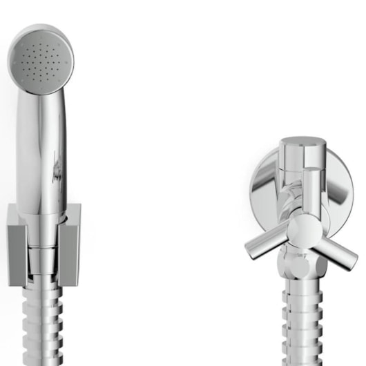 Ducha Higiênica Com Derivação One Cromado Celite - Imagem principal - a8a6d5f2-45b3-4d81-b7df-8104e9f47d86