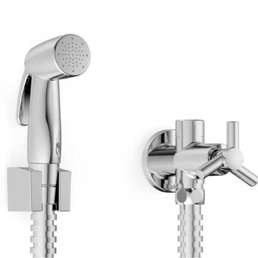 Ducha Higiênica Com Derivação One Cromado Celite - Imagem principal - 54c9bd2d-190c-41cf-b820-941adbaaf1a5
