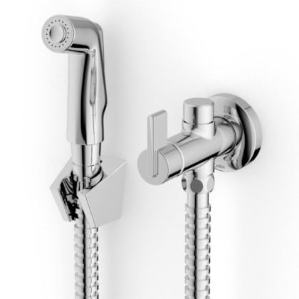 Ducha Higiênica com Derivação Simple Cromado Celite