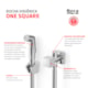 Ducha Higiênica Com Derivação Singles One Square Cromado Roca - a3bb33ee-d0f1-4db4-96e9-457330c4e8f0