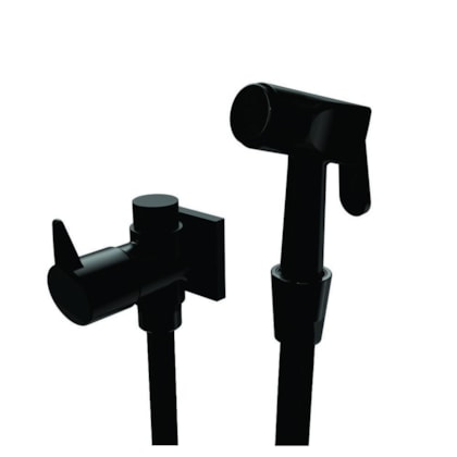 Ducha Higiênica com Derivação Vite Black Romar DN15 - DN20