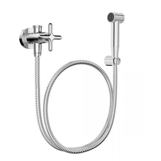 Ducha Higiênica Com Registro E Derivação Liss Cromada Docol - Imagem principal - 3417fd64-417f-4245-a2ee-8db92c465c9d