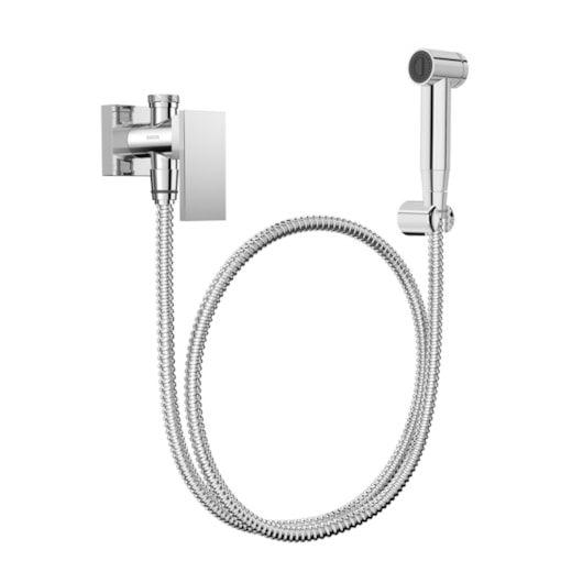 Ducha Higiênica Com Registro E Derivação New Edge Cromada Docol - Imagem principal - d67a4fa4-7254-427c-af57-54085b751021