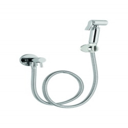 Ducha Higiênica Flexível  Quente E Fria 1/4 Com Flexível 1M Kr506 Cromado Kromma