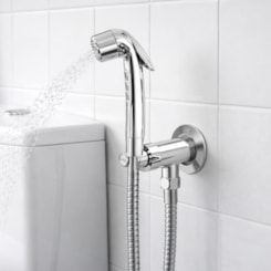 Ducha Higiênica Pratic Cromada DN-15 e DN-20 Romar