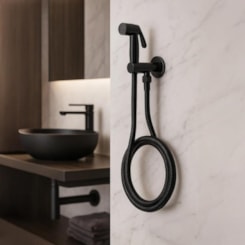 Ducha Higiênica Quente E Fria Black Matte Drop