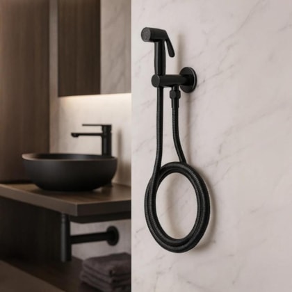 Ducha Higiênica Quente E Fria Black Matte Drop