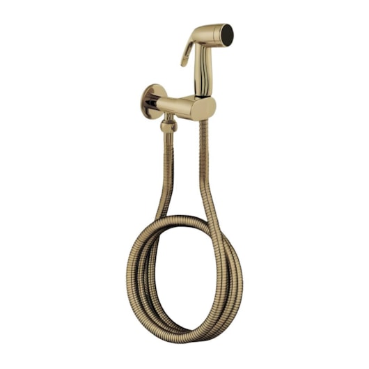 Ducha Higiênica Quente E Fria Dp6010 Dourado Escovado Drop - Imagem principal - 4a51748c-4b36-4831-b528-9bbf44d0a26b