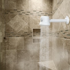 Ducha Ideale Plus Com Cano 4 Temperaturas Branco Blindada Zagonel 6800W 220V