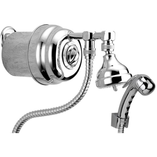 Ducha Luxo 5 Temperaturas AQ 66 Cromada Cardal 220V - Imagem principal - 01f62897-938a-4dae-87e4-a9db8499e0b7