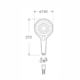 Ducha Manual 140 mm 3 Funções Plenum Round Cromado Roca Branco - 331a57d7-6dfe-49f9-a025-ed0597e93c00