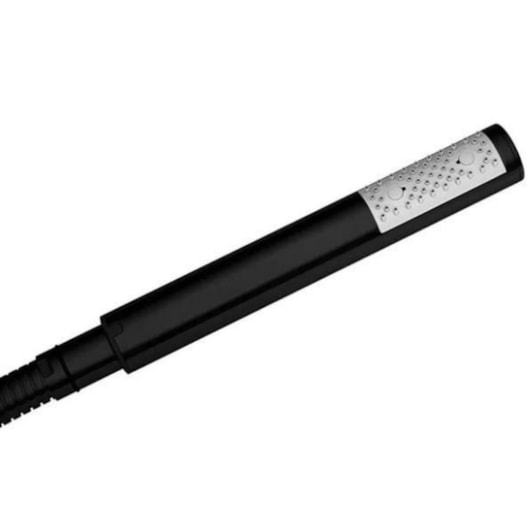 Ducha Manual Cilíndrica Black Matte Deca - Imagem principal - 0ea6ef00-4d0d-4cd4-bbfe-5c59784ede47