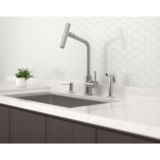 Ducha Manual para Cozinha em Aço Inox com Extensor Tramontina - Imagem principal - 5293a407-7145-40c6-8284-26d4f0b511e3