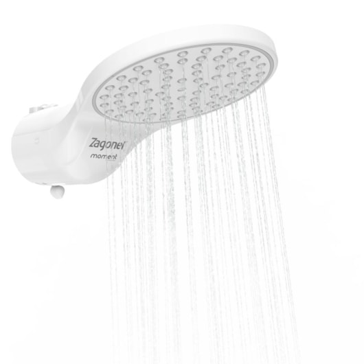 Ducha Moment 4 Temperaturas Branco Zagonel 6800W 220V - Imagem principal - a0c9876b-ccbd-4ca1-b23b-08d070e101b1