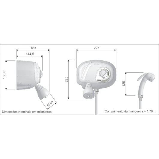 Ducha Potenza Aq35 4 Temperaturas Branco Cardal 220v 7800w - Imagem principal - 8b29cf58-71a5-47ee-b1ef-b62ae65a052c