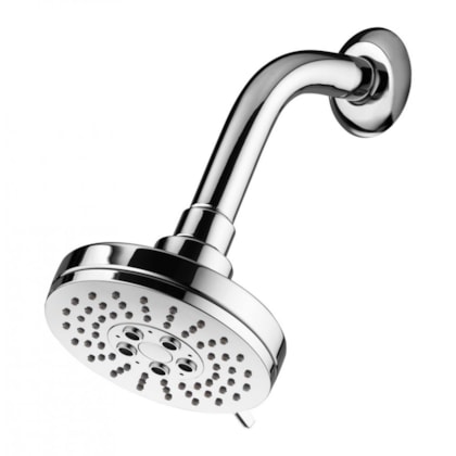 Ducha Redonda De Parede Trio C16 Cromada Lorenzetti