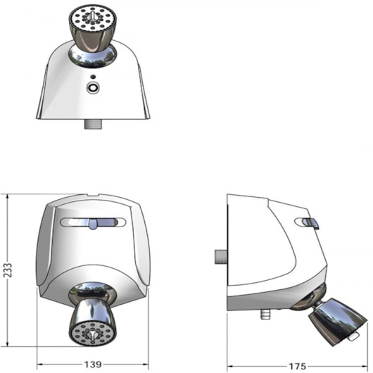 Ducha Relax 3 Temperaturas Branco Lorenzetti 220v 5500w - Imagem principal - 32c999db-ed8c-499f-b41a-79fff68fc0d6