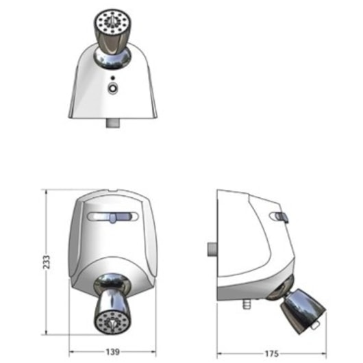 Ducha Relax 3T Branco/Cromado Lorenzetti 220V 5500W - Imagem principal - 090d489a-6e1f-4e47-bd3e-b155e92ae4b7