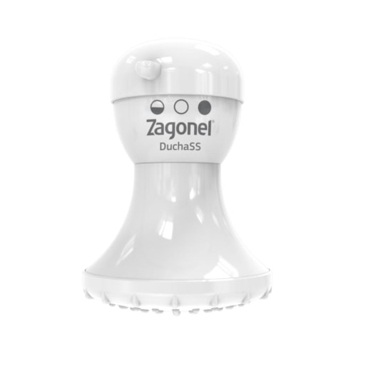 Ducha SS 3 Temperaturas Branco Zagonel 5200W 220V - Imagem principal - 1f7729cf-5fdf-4473-b1f4-80b2f13a7943