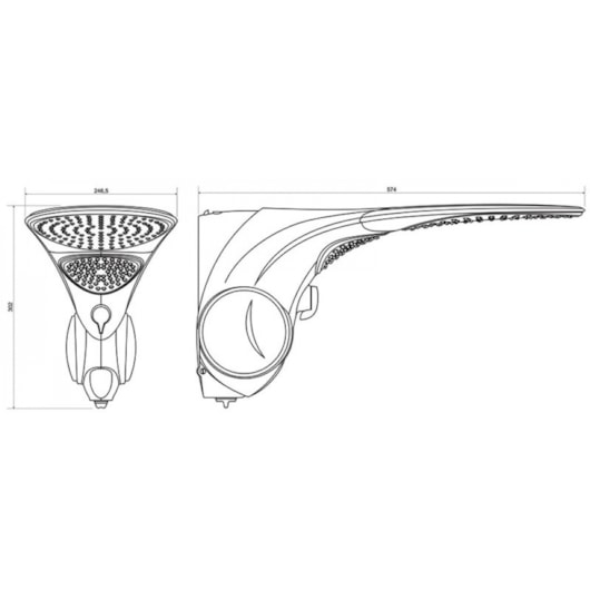 Ducha Turbo Multitemperaturas Duo Shower 127v 5500w Lorenzetti - Imagem principal - b3be9d15-aa27-44e7-ac2f-e95a45ad2358