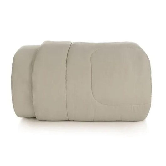 Edredom Bossa Casal Areia 300 Fios Karsten 220x260cm - Imagem principal - 490eed8e-aa7c-492e-a27d-e8edf01421b3