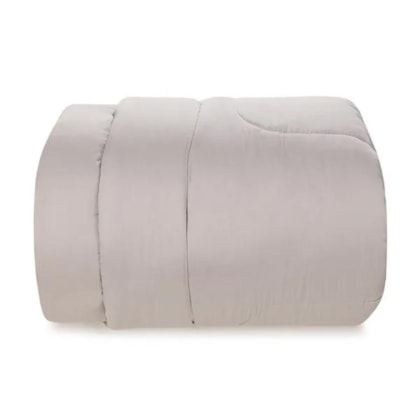 Edredom Bossa Prata Queen Cinza 300 Fios Karsten 240x260cm