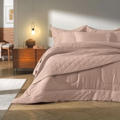 Edredom Bossa Solteiro Nude 300 Fios Karsten 180x260cm