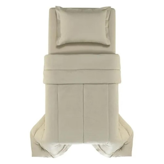 Edredom Tom Salvia Solteiro Verde 200 Fios Karsten 180x250cm - Imagem principal - 8610f8dc-29fa-482d-85a6-f7a5f2be8efd