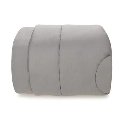 Edredom Tom Titanio Casal Cinza 200 Fios Karsten 220x250cm