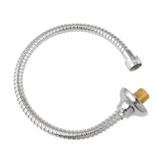 Engate Flexível Espiral Cromado 15x40cm Romar - Imagem principal - ed09c276-30e9-4cf1-9959-3a691d85c34b