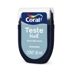 Escolha Cor Teste Facil Fosco Azul Barroco 30ml Coral