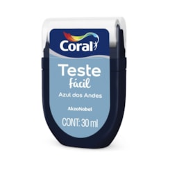 Escolha Cor Teste Facil Fosco Azul Dos Andes 30ml Coral