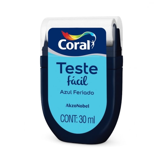 Escolha Cor Teste Facil Fosco Azul Feriado 30ml Coral - Imagem principal - d885fc4c-5444-4a50-a0ab-b9145701e92e