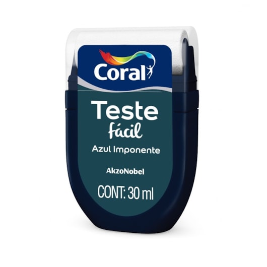 Escolha Cor Teste Facil Fosco Azul Imponente 30ml Coral - Imagem principal - eaac7273-4f14-454e-b32a-08cf2b1a9589