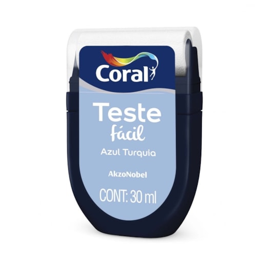 Escolha Cor Teste Facil Fosco Azul Turquia 30ml Coral - Imagem principal - 56cff682-a4cf-402a-8eb7-61ff71e4f4c7