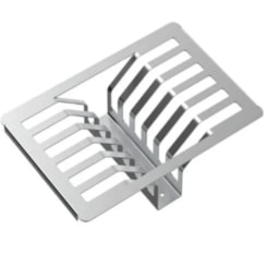 Escorredor De Pratos Para Cuba Dupla Bistro Escovado Docol 29x20cm