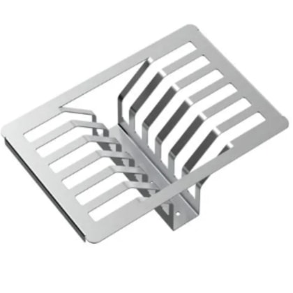 Escorredor De Pratos Para Cuba Dupla Bistro Escovado Docol 29x20cm