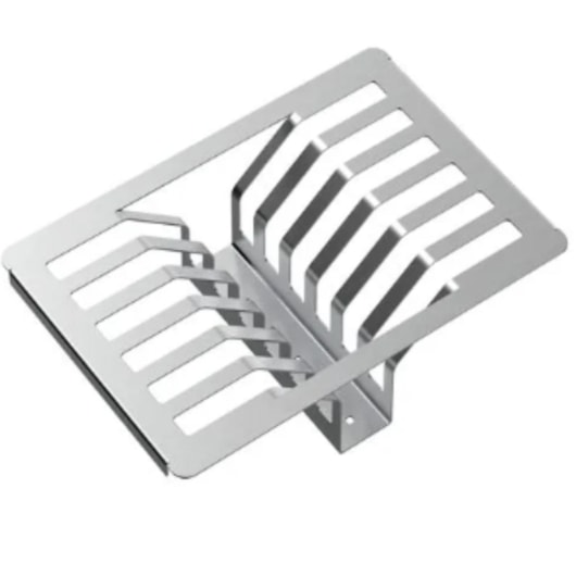 Escorredor De Pratos Para Cuba Dupla Bistro Escovado Docol 29x20cm - Imagem principal - 6f68eaa3-0539-4539-a462-d58fd70a4869