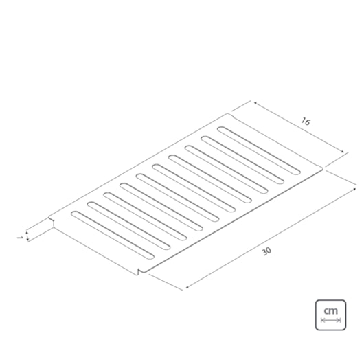 Escorredor De Pratos Scotch Brite P/ Canal Organizador Tramontina 30cm  - Imagem principal - a221e729-9a41-4729-928c-1062def73258