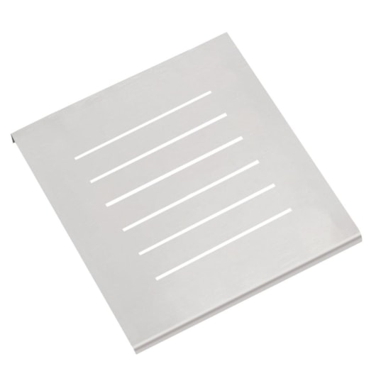 Escorredor Em Aço Inox Acetinado Para Canal Organizador Tramontina 14,9x16,2cm - Imagem principal - 9f0cf29f-2def-463b-a799-911c3fac3255