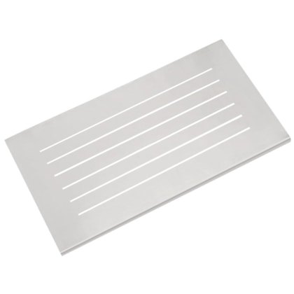 Escorredor Em Aço Inox Acetinado Para Canal Organizador  Tramontina 29,9x16,2cm